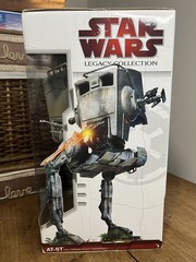 Star Wars Legacy Collection AT-ST Vehicle and Driver Walmart Exclusive (2009)