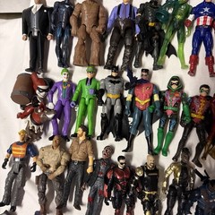 HUGE 4″ Action Figure Lot Of 68 No Duplicates Vtg 85′ Marvel DC Battlestar READ