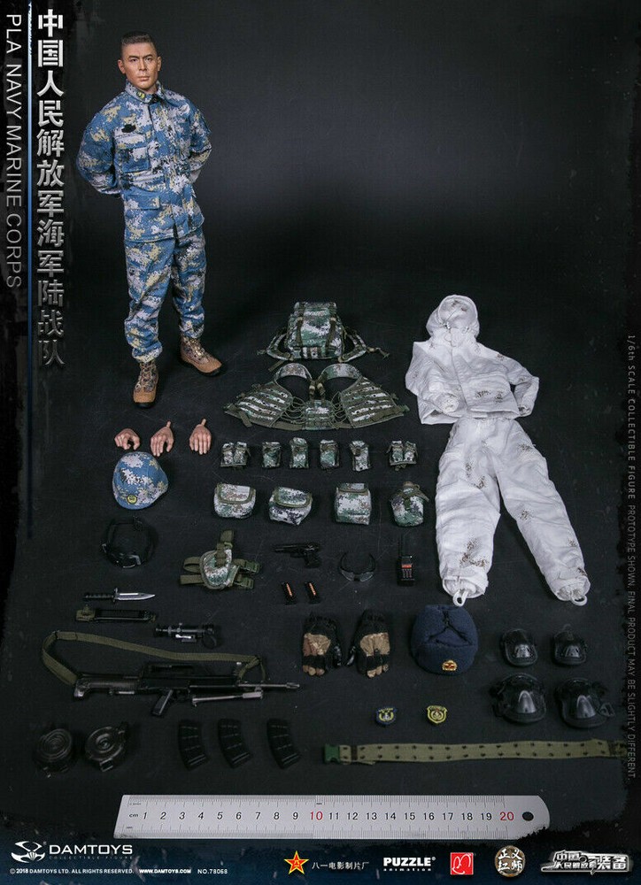 1/6th DAMTOYS 78068 PLA NAVY MARINE CORPS Action Figure In Stock