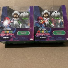 2x Super Mario Galaxy Movie Cloud Luigi Jakks Figure Brand New In Box RARE VHTF