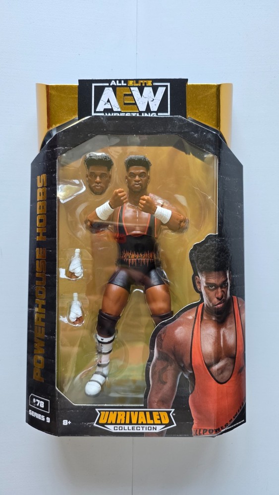 AEW Unrivaled Series 9 #73 Powerhouse Hobbs WWE Royce Keys Action Figure NEW