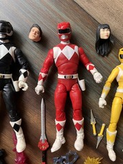 Hasbro Mighty Morphin’ Power Rangers Lightning Collection Loose Lot x5 MMPR OG