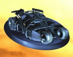 BATMAN BEGINS~BATMOBILE / TUMBLER~STATUE~LE #29 / 2600~DC GALLERY~MIB