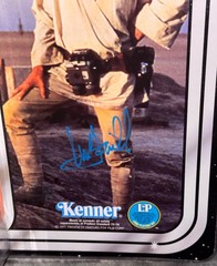 Signed Mark Hamill Luke Skywalker STAR WARS Kenner Action Figure Toy Auto PSA