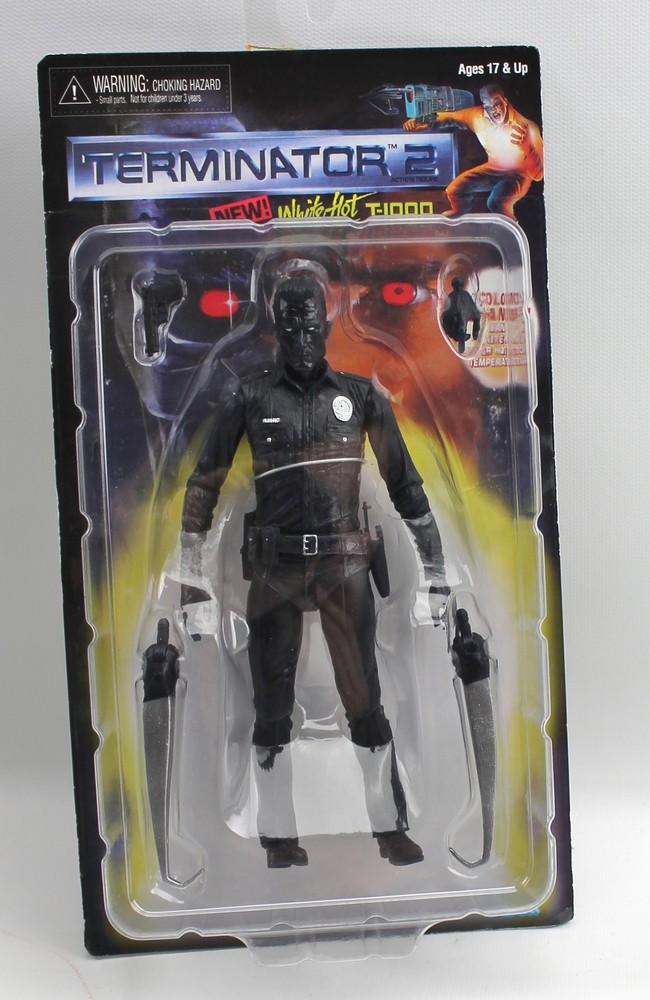 NECA Terminator 2 White Hot T-1000 Action Figure