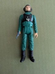 Vintage Star Wars PotF A-wing Pilot Last-17 Kenner Figure w/Blaster