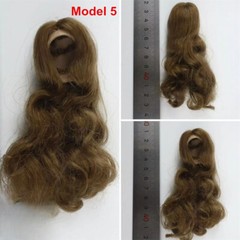 1/6 Scale Artificial Hair Wig Cover 11.5″ Inch Female Figure Head Toys Handmade