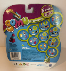 NEW Lot 2 Packs Gomu Eraserland Erasers Elephant Rabbit Brush Radio Calculator