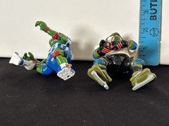 TMNT Teenage Mutant Ninja Turtles Sewer Sport All-stars Leo & Raph Playmate 1991