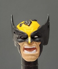 Marvel Legends Wolverine (Battle Damage) Head Only Love Triangle 3-Pack Cyclops