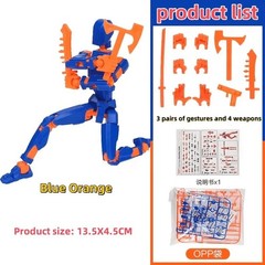 Titan13, Dummy 13, T13 Action Figure,Toy Robot, 3D Printed