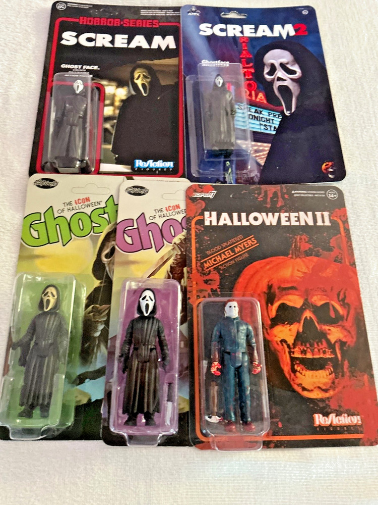 Scream 2 GhostFace Bloody Mike Myers Scream & Scream 2 Figures Brand New Sealed