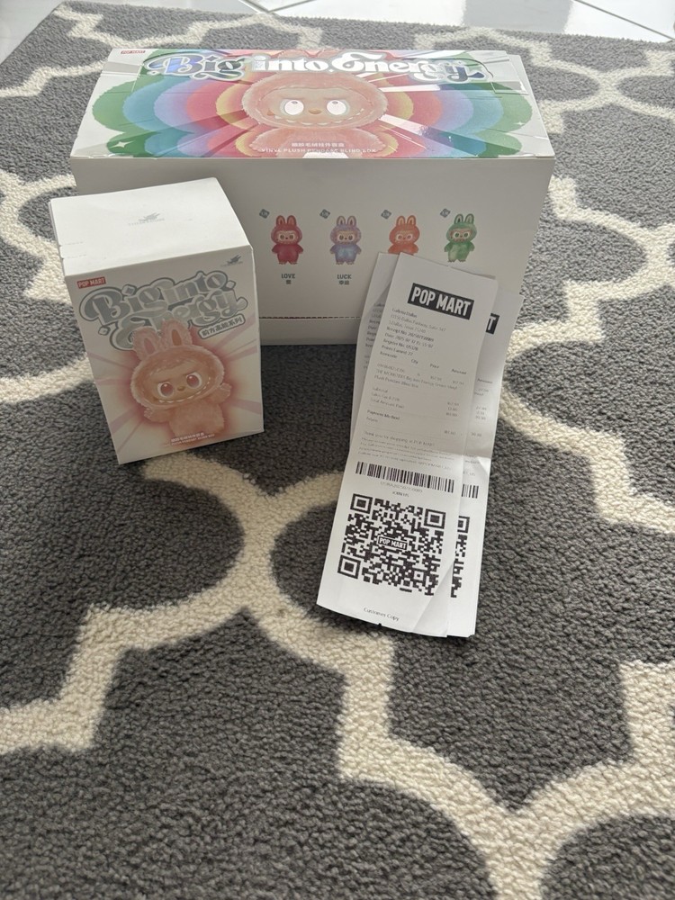 Labubu V3 the Monsters Big Into Energy Series Authentic Random One Box