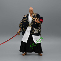 1/12 Scale 6″ Action Figure Samurai Warrior Costume romankey Clothes Model