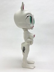 Ron English Bunnny Rabbbit White Version HAND SIGNED