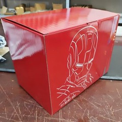 BLACK Autoking Iron Man Helmet MK5 Voice-controlled Mask Transform Cosplay Prop
