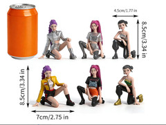 KPop Demon Hunters6Pcs Figurines,Collectable Figure,Holiday Creative Colorful