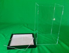 10 x 10 x 18 inch display case for Hot Toy Figures 1/6 Scale, Statue, Doll Dolls