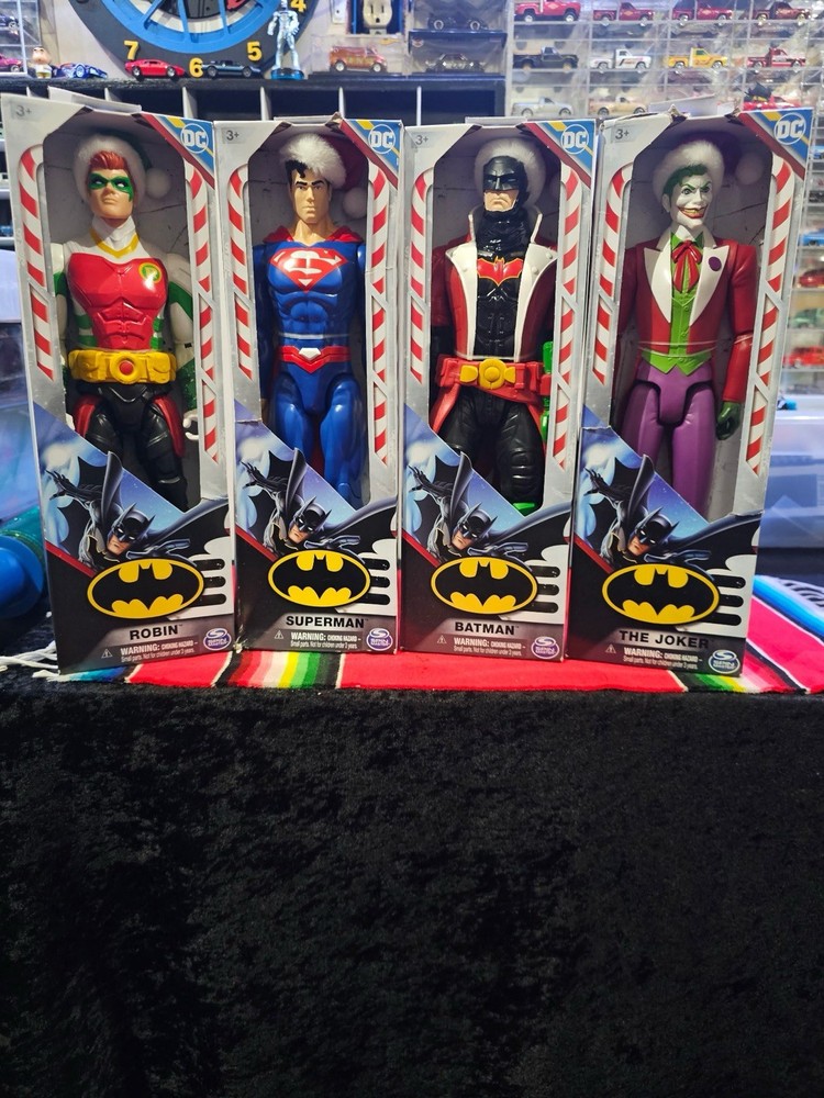 DC Universe Christmas Holiday 12″ All 4 Figures