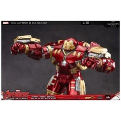 Marvel Avengers Iron Man Mark 44 Hulkbuster Ironman LED Light Figure Model Toy