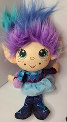 Flip Zee Girls Zoey Plush Stuffed Doll, Winter Wonderland, Pretty In Pink Troll