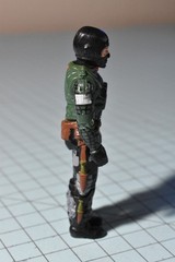Vintage 2004 Gi Joe Night Force TRU Beachhead Figure Broken Crotch