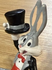 VTG Bugs Bunny Star Dancing PVC Figure Applause 1990 Looney Tunes Cake Topper