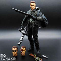 NECA Terminator 2 Judgment Day T-800 Robot Arnold Schwarzenegger Action Figure