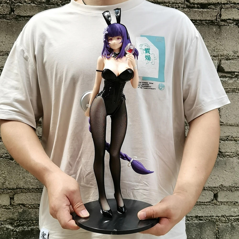 Genshin Impact Beelzebul Raiden Shogun Bunny Girl Figure Model 40cm 1/4 Scale