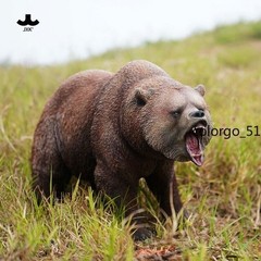 1/6 JXK Brown Bear Model Fierce Animal Soldier Collection GK Statue Toys Resin