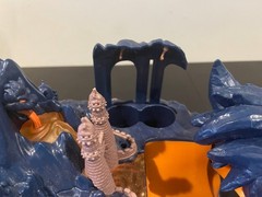 The Super Mario Bros Movie Bowsers Island Castle Playset | Loose | Incomplete