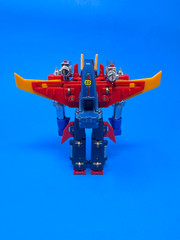 Takara 1983 Diaclone King Dam 01 Diecast 3 In 1 Robot Combiner Blue Fist (D)