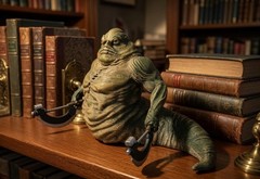 Rotta the Hutt Inspired Figure (The Mandalorian and Grogu) Hand Painted Custom