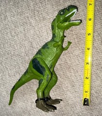 T-Rex Dinosaur Lot Of 3 See Pics Made In Indonesia Plastic