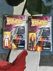 Back To The Future Doc Brown And Marty McFly Lot Of 2 Super7 Figures