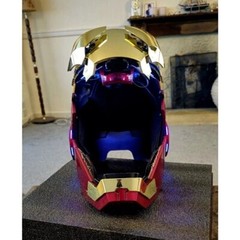 Autoking Iron Man Helmet MK5 1/1 Voice-controlled Mask Transform Cosplay Prop US