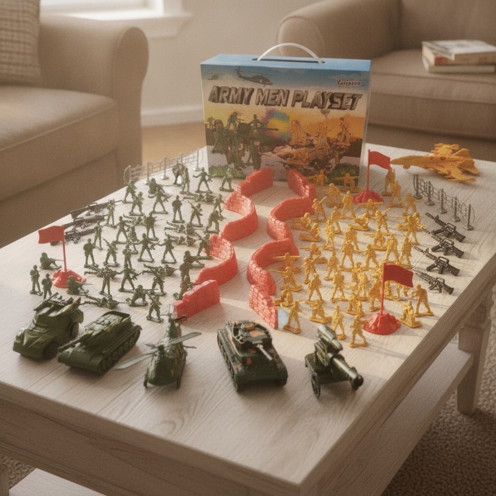 Military Toy Soldiers and Accessories Set – Perfect for Boys’ Birthday Surprises