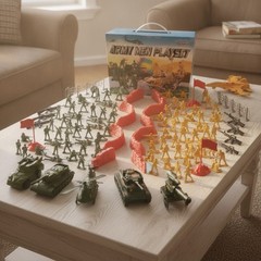 Military Toy Soldiers and Accessories Set – Perfect for Boys’ Birthday Surprises