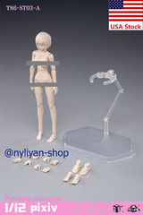 86TOYS T86 1/12Female Pale Suntan Joint Flexible Body For 6”Action Figure Model