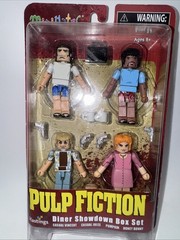 Pulp Fiction Dinner Showdown Box Set Minimates 4-Pack Daimond Select 2014 SEALED