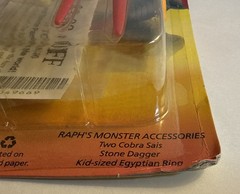 UNPUNCHED Raph The Mummy Turtles TMNT Universal Studios Monsters 1993 Glow NISP