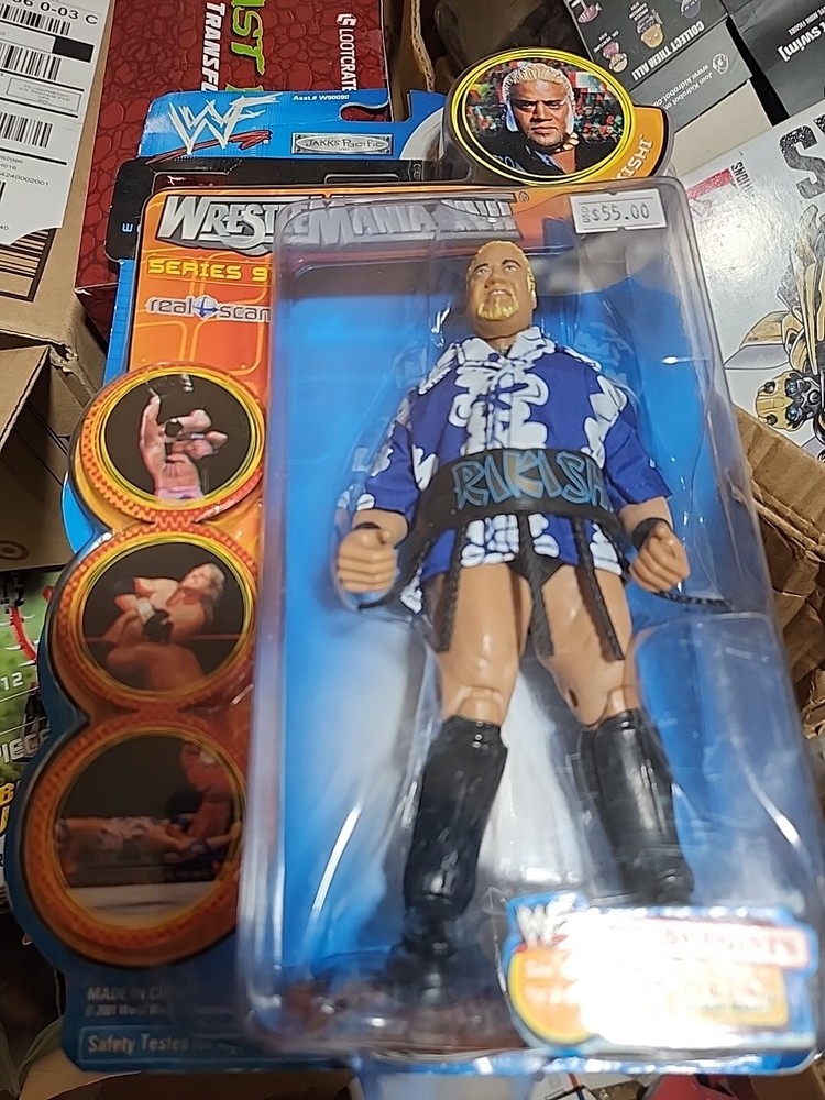 Jakks WWE WWF Wrestlemania XVII Series 9 Rikishi Figure Bloodline