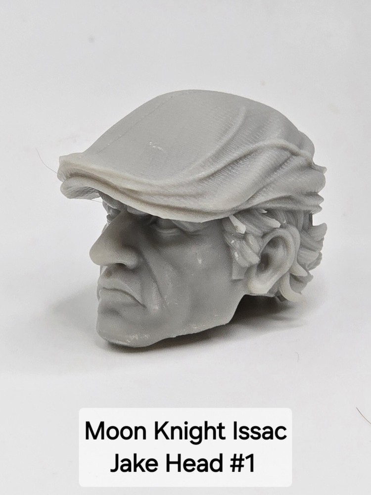 3d Printed MOON KNIGHT ISSAC HAT HEAD#1 1:12 6″ Joe Classified/Marvel Legends