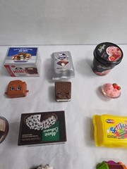 8 Shopkins Real Littles Lot Food Grocery Collectibles EVERYTHING PICTURED Shown