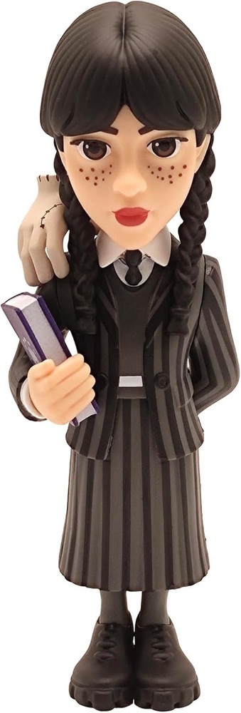 MINIX Collectible Figurines Wednesday TV Series: #123 WEDNESDAY ADDAMS w/THING
