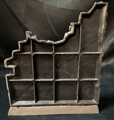 Marvel Diamond Select Deadpool Action Figure Brick Wall Base/Stand ONLY