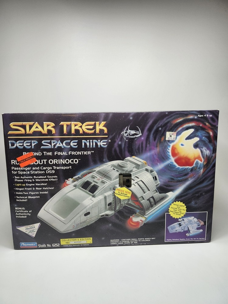 STAR TREK Runabout Orinoco Deep Space Nine 1994 Playmates Transport DS9 Sealed