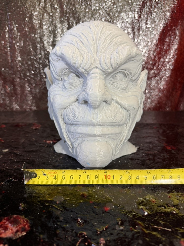 GOBLIN 3D PRINT HEAD SCULPT 1:1 LIFE SIZE