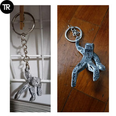 Project Hail Mary Rocky Ryland Grace 3D Printed Keychain Gift Fan Art Decor