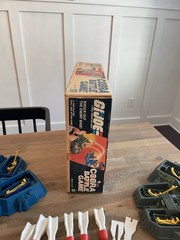 Vintage 1982 GI JOE Cobra Battle Game W/ Clean Original Box NICE FREE SHIP